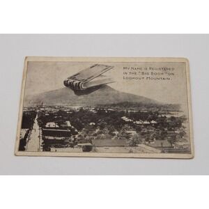Vintage 1913 Postcard Lookout Mountain Chattanooga TN Big Book War Museum